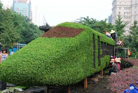 五色草造型--和諧號